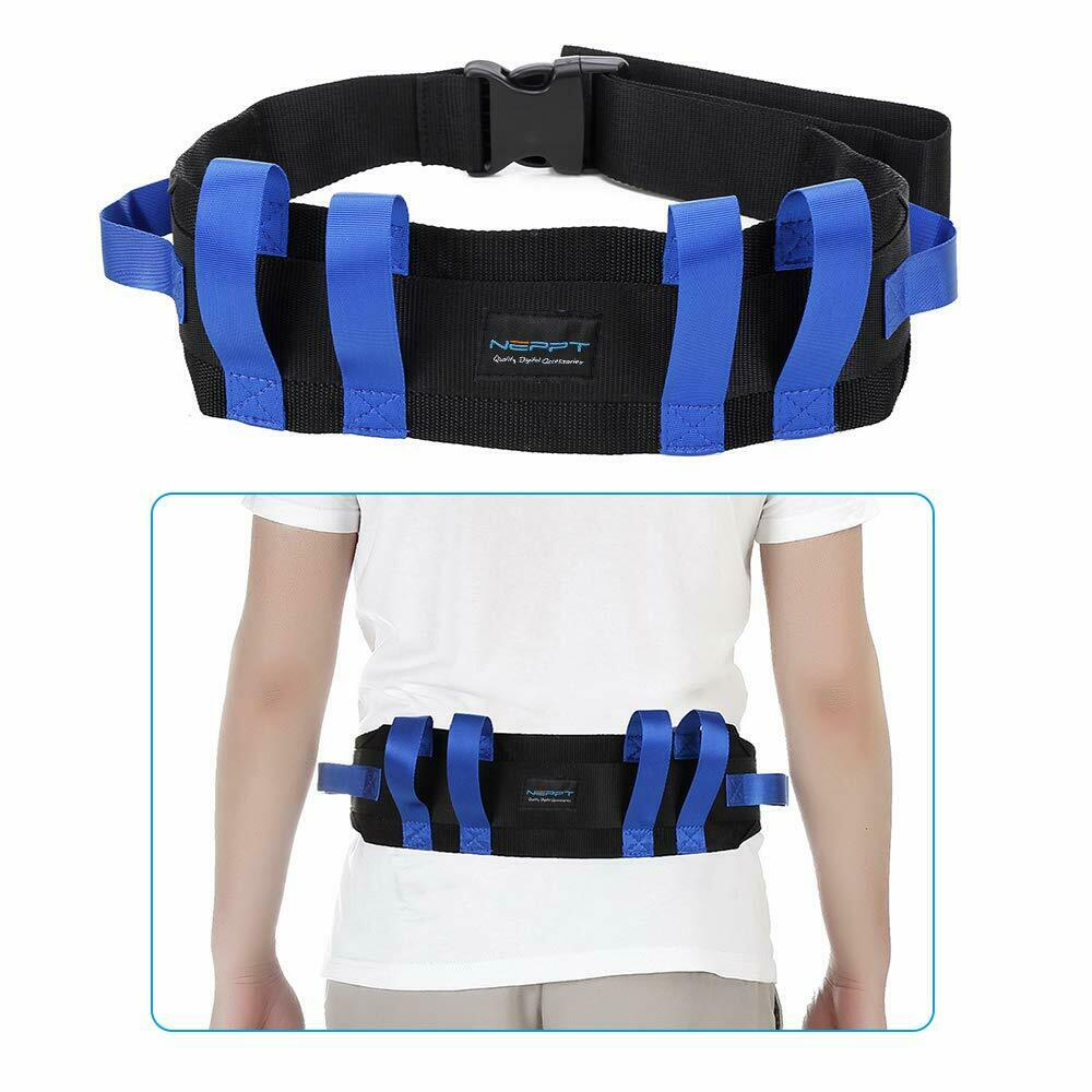 Gait Belt ,Transfer Belt for Transfer & Walking with 6 Hand Grips Quick-Release