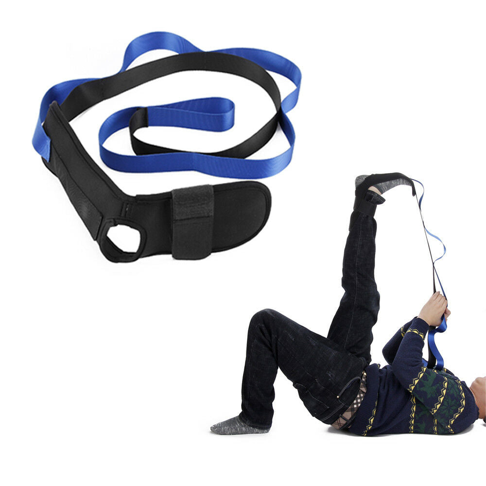 Foot Leg Stretcher for Plantar Fasciitis Yoga Strap with Loops Ankle Ligament