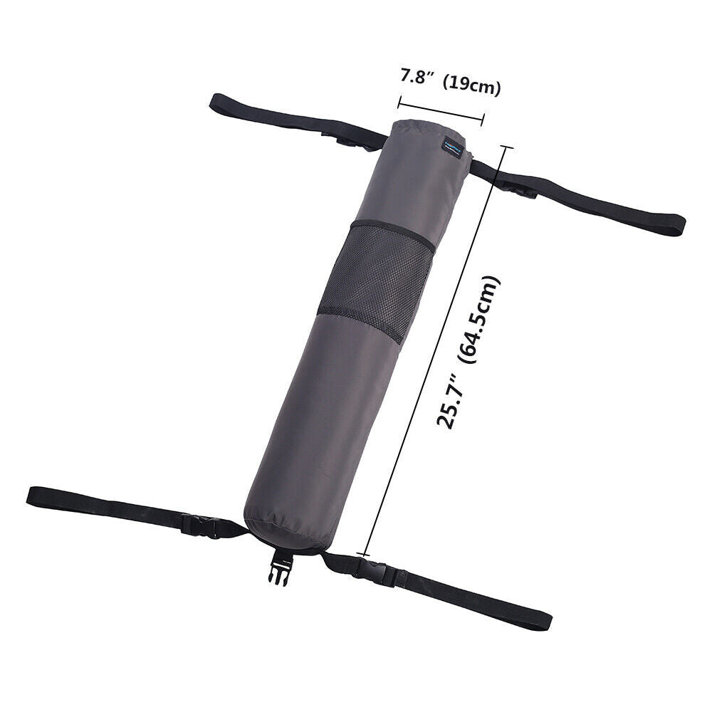 Oxygen Bag Backpack Holder Wheelchair Walker Portable Oxygen Tank Carrier Gray