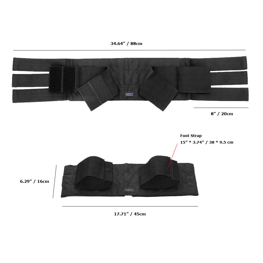 Wheelchair Footrest Leg Strap Seat Belt Medical Restraints Safety Foot Support