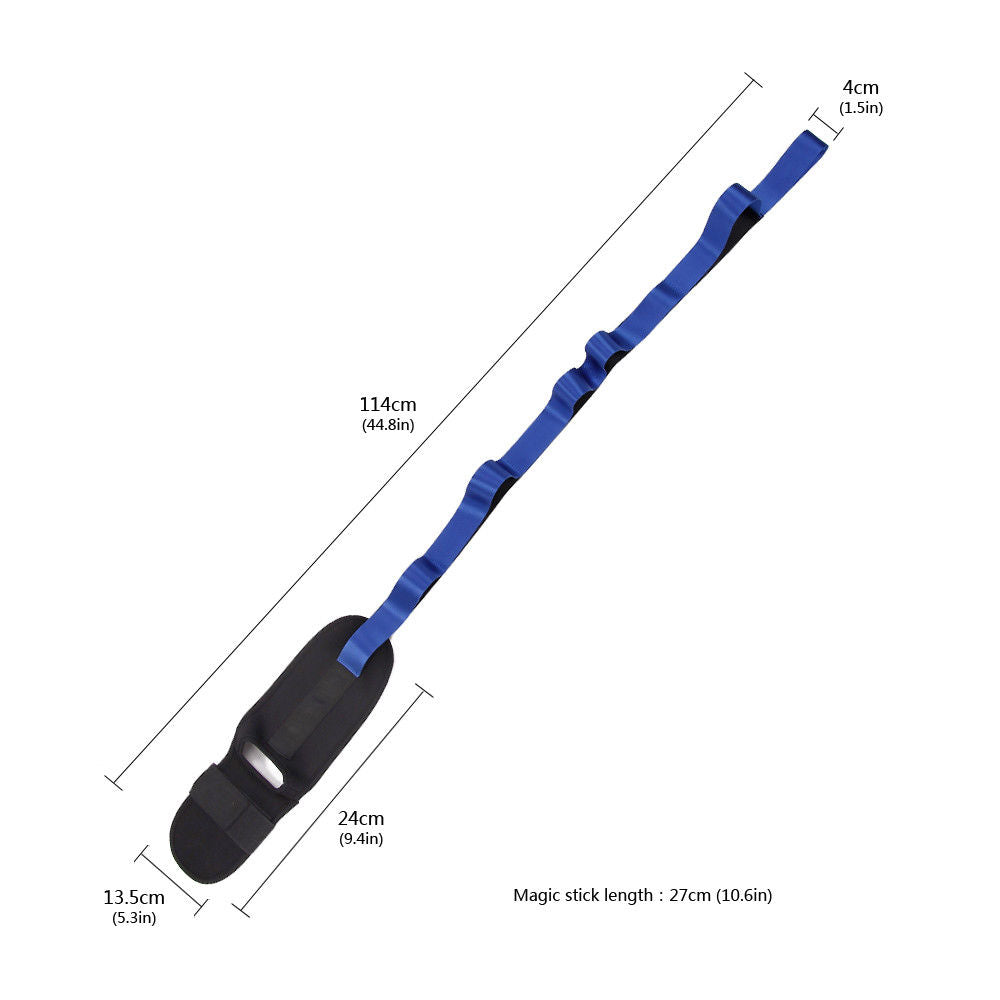 Foot Leg Stretcher for Plantar Fasciitis Yoga Strap with Loops Ankle Ligament
