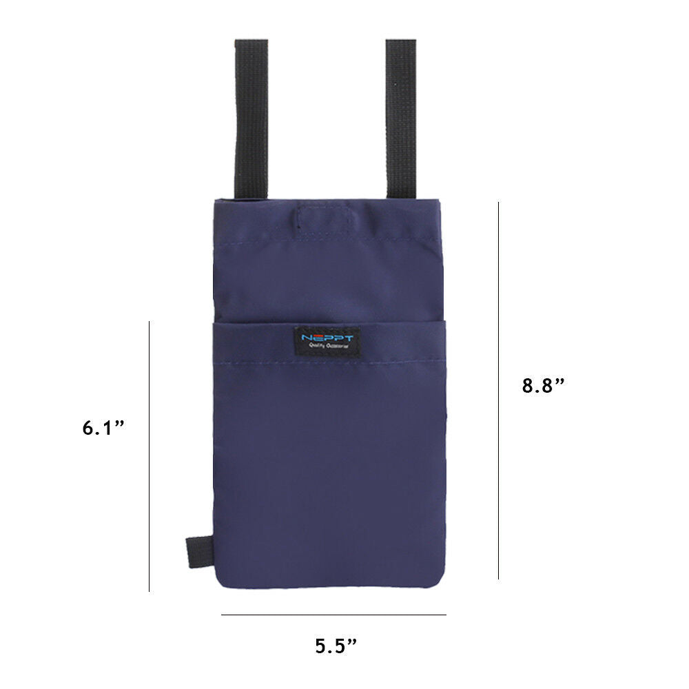 Crutches Bag Pouch Crutch Storage Pocket for Broken Leg Crutch Caddy Carry on