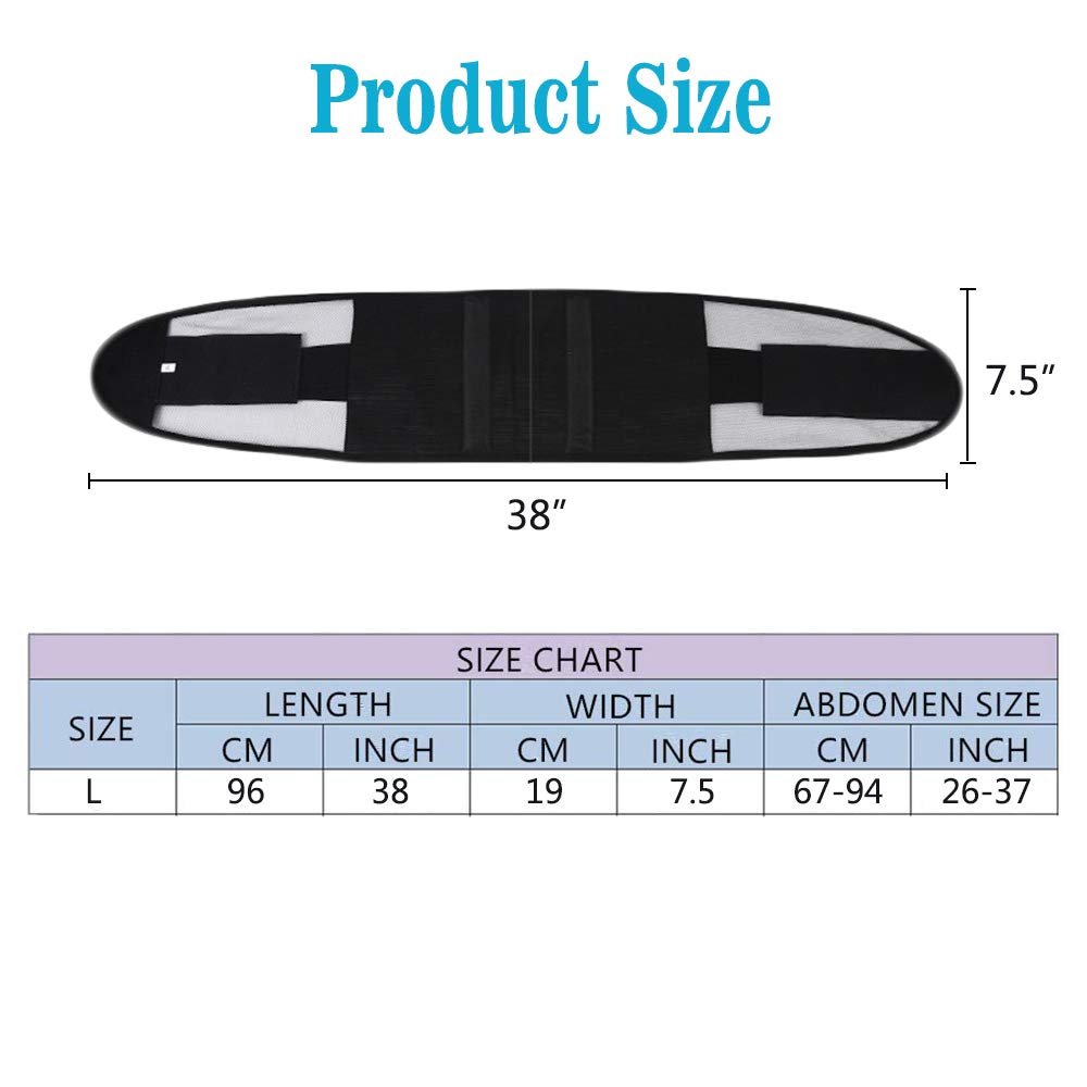 Abdominal Fat Burning Belt Elastic Waist Trimmer Abdominal Trainers Splint