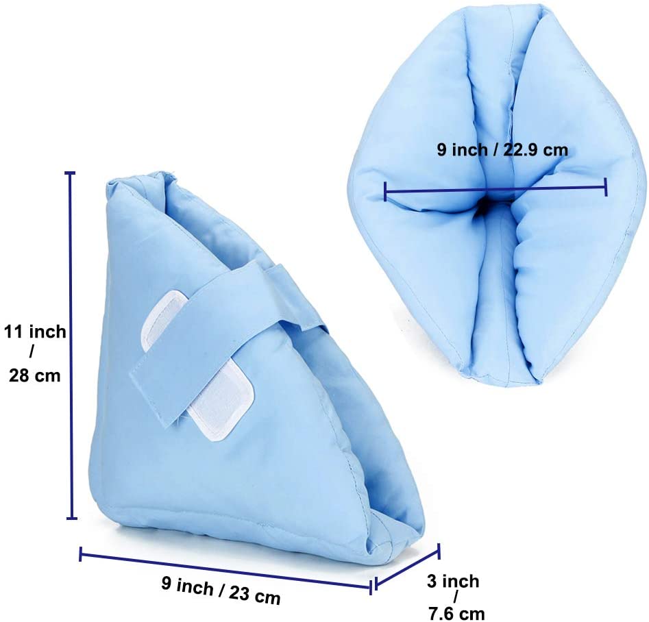 Heel Pillows Pads Bed Sore Cushion Heel Protectors For Feet Foot Boot For Injuries (1 Pair) Ankle Protector Pain Pressure Relief From Sores And Ulcers