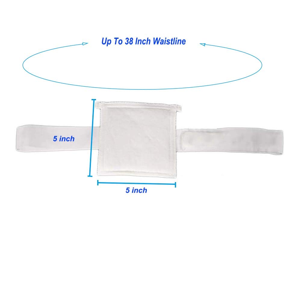 G Tube Holder Feeding Tube Supplies Peg Tube Peritoneal Dialysis Belt Catheter Cover Drainage Belt Pad Abdominal Dialysis Protector Fixation Device Medical Nursing for Men Women