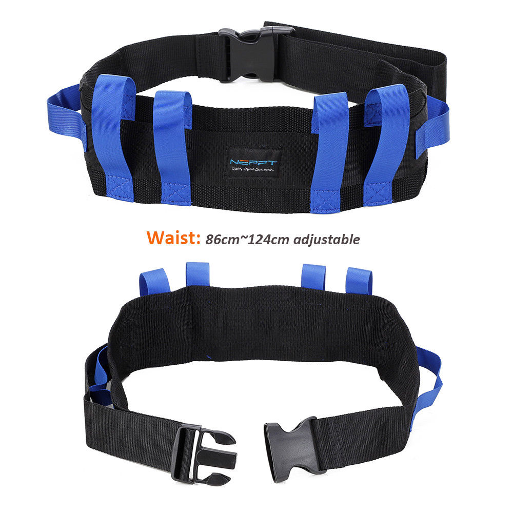 Gait Belt ,Transfer Belt for Transfer & Walking with 6 Hand Grips Quick-Release