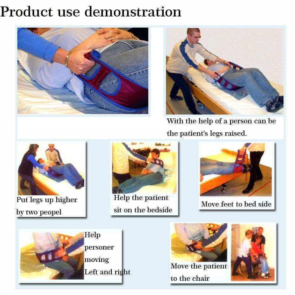 Transfer Board Belt Wheelchair Sliding Lifting Turner Sling Patient Care