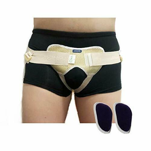Inguinal Hernia Truss Belt for Men Single/Double Inguinal or Sports Hernia S