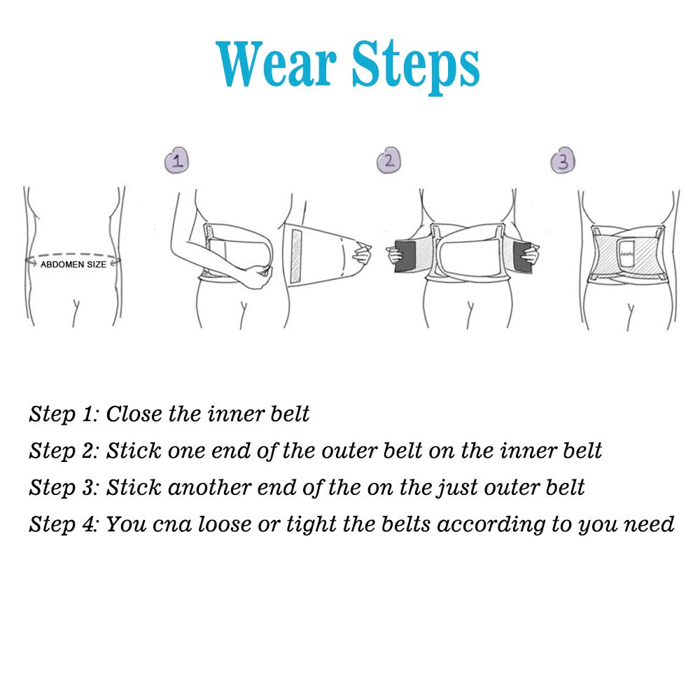 Abdominal Fat Burning Belt Elastic Waist Trimmer Abdominal Trainers Splint