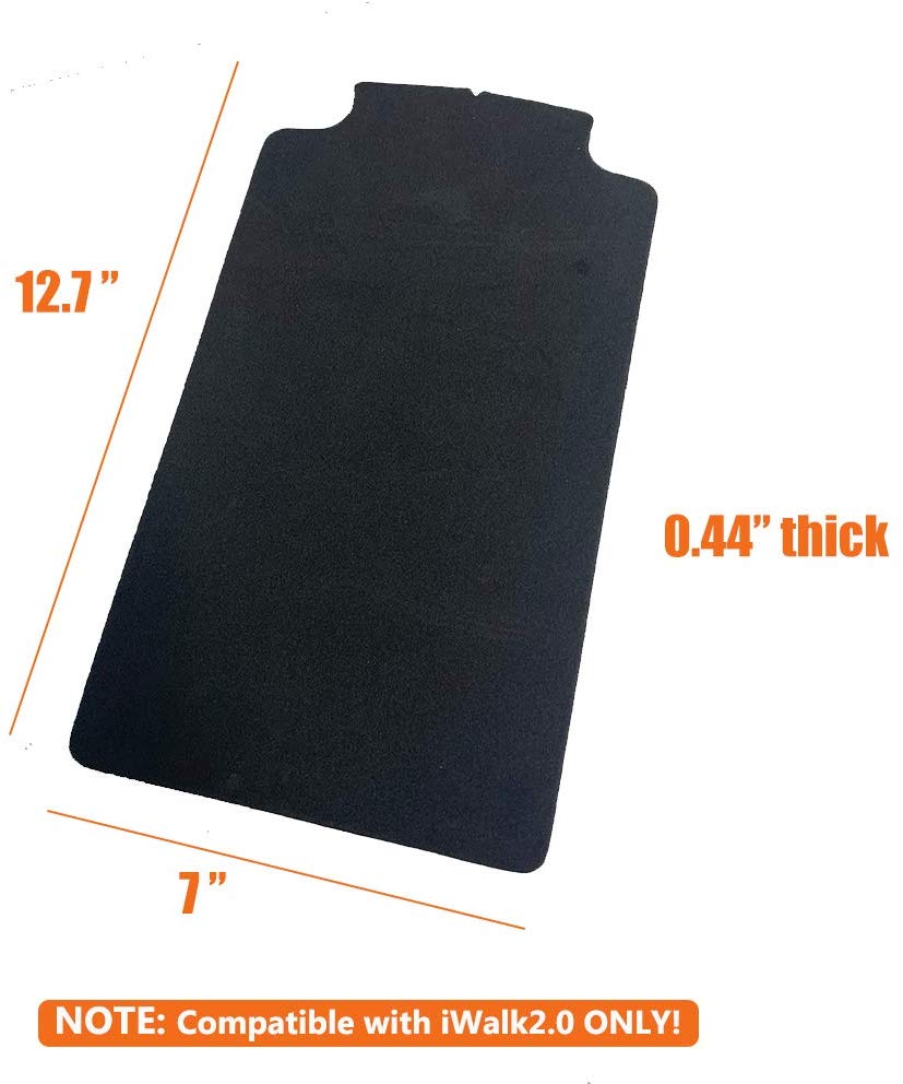 Padding for iWalk 2.0 Hands Free Knee Crutch Foam Pad Kit - Compatible Knee Platform Extra Padding Hands Free Crutches for Broken Ankle Leg Walker (Black)