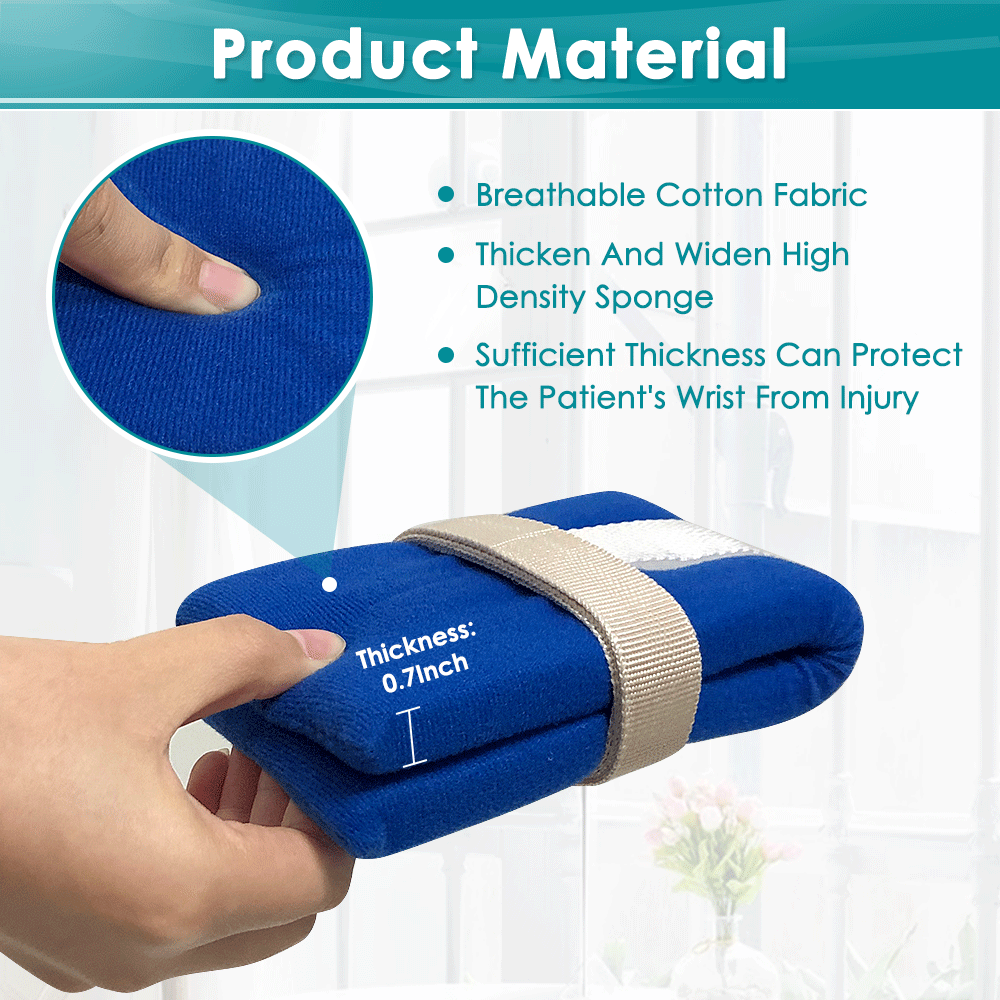 Limb Holders Medical Restraints Patient Hospital Bed for Hands Or Feet Universal(4 pcs)