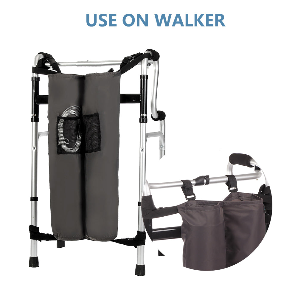 Oxygen Cylinder Bag Tank Backpack Holder Durable For Wheelchairs D & E Cylinders