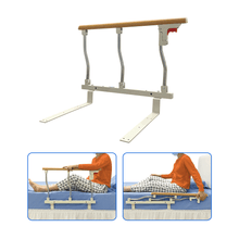 Load image into Gallery viewer, Bed Rail for Elderly Cane Rails for Adults Seniors Side Assist Bedrail Safety Guard Railing Grab Bar Half Bedside Handle Assist Collapsible Fall Prevention Bed Helper for Geriatric 1 PCS (27x16inch)
