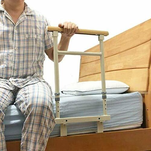 Medical Adjustable Bed Assist Rail Handle and Hand Guard Grab Bar Bedside Safety