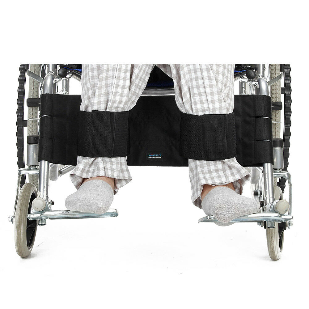 Wheelchair Footrest Leg Strap Seat Belt Medical Restraints Safety Foot Support