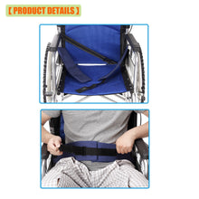 Cargar imagen en el visor de la galería, Wheelchair Seat Belt Cushion Harness Straps Safety Adjustable Front Latch Buckle
