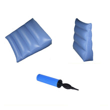 Cargar imagen en el visor de la galería, Inflatable Wedge Air Elevation Pillow Acid Reflux Body Position Wedge Travel 7in
