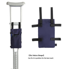 Cargar imagen en el visor de la galería, Crutches Bag Pouch Crutch Storage Pocket for Broken Leg Crutch Caddy Carry on
