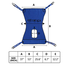 Load image into Gallery viewer, Patient Lift Toileting Sling Large Mesh Sling Home Use Electric Transfer Belt with Head Support
