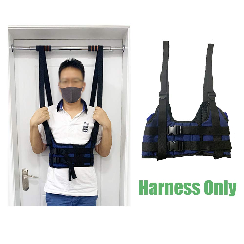 Back Traction Decompression Back Belt Lumbar Stretcher Device (M- Harness Only)