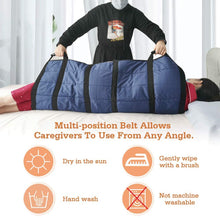 Cargar imagen en el visor de la galería, Transfer Belt Board Slide Bed Reinforced Handles Sling Patient Sheet for Lifting
