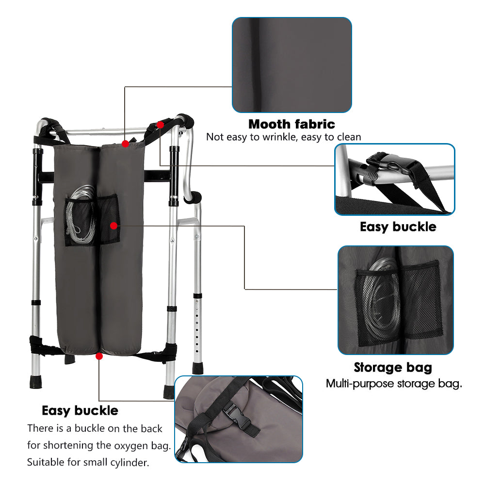Oxygen Cylinder Bag Tank Backpack Holder Durable For Wheelchairs D & E Cylinders