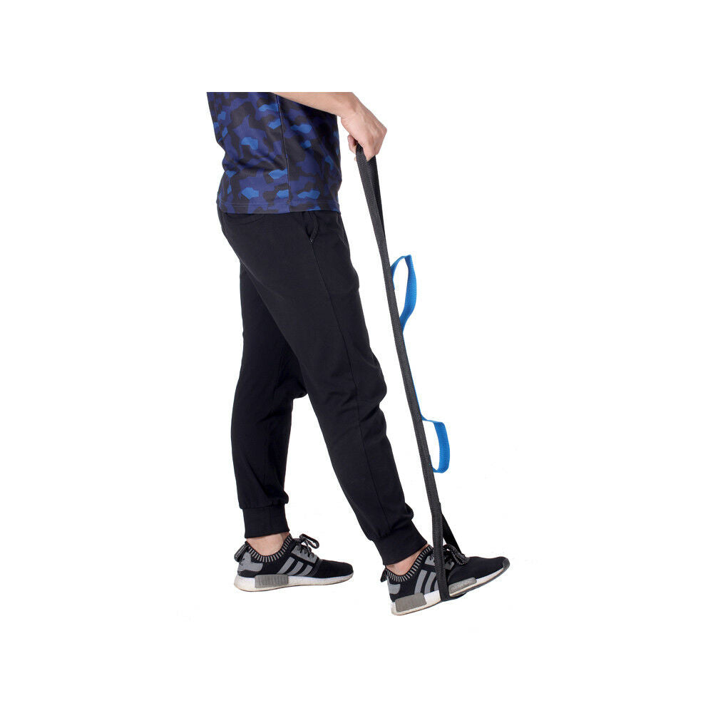 Leg Lifter Strap Rigid Foot Lifter & Hand Grip - Elderly, Handicap, Disability